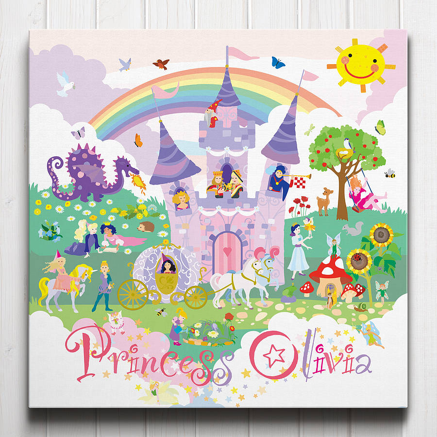 Fairy Princess Personalised Canvas