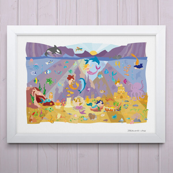 Mermaid Lagoon Print