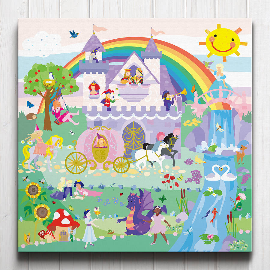 Once Upon A Time Princess Canvas