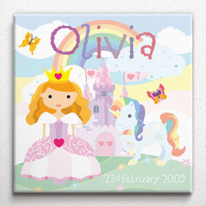 Personalised Little Princess Canvas