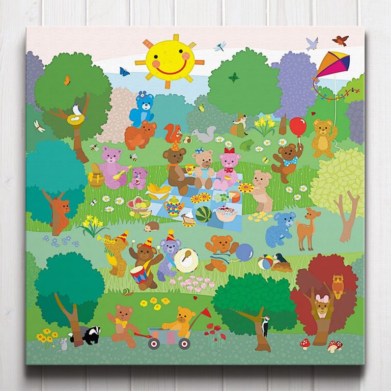 teddy bears picnic cartoon